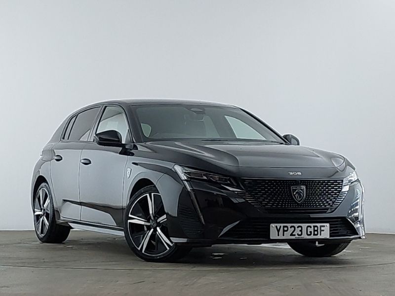 Black Used 2023 Peugeot 308 GTi Hatchback | £19,498 (Fair price) - Image 1/4
