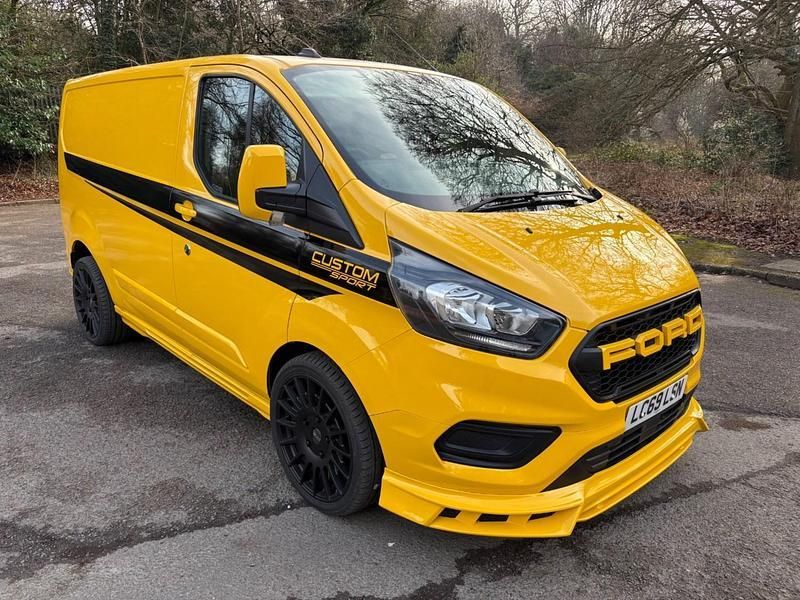 Yellow Used 2019 Ford Transit Custom Sport Van | £16,499 - Image 1/4