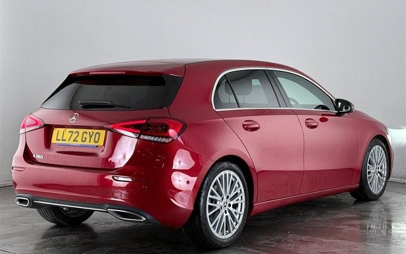 Used Mercedes A180 Executive 136 HP (100 kW) 2022 Red Hatchback