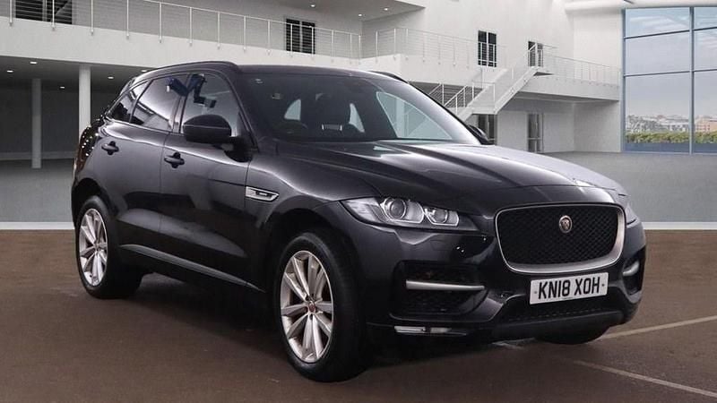 Black Used 2018 Jaguar F-Pace R-Sport SUV | £15,999 (Fair price) - Image 1/4
