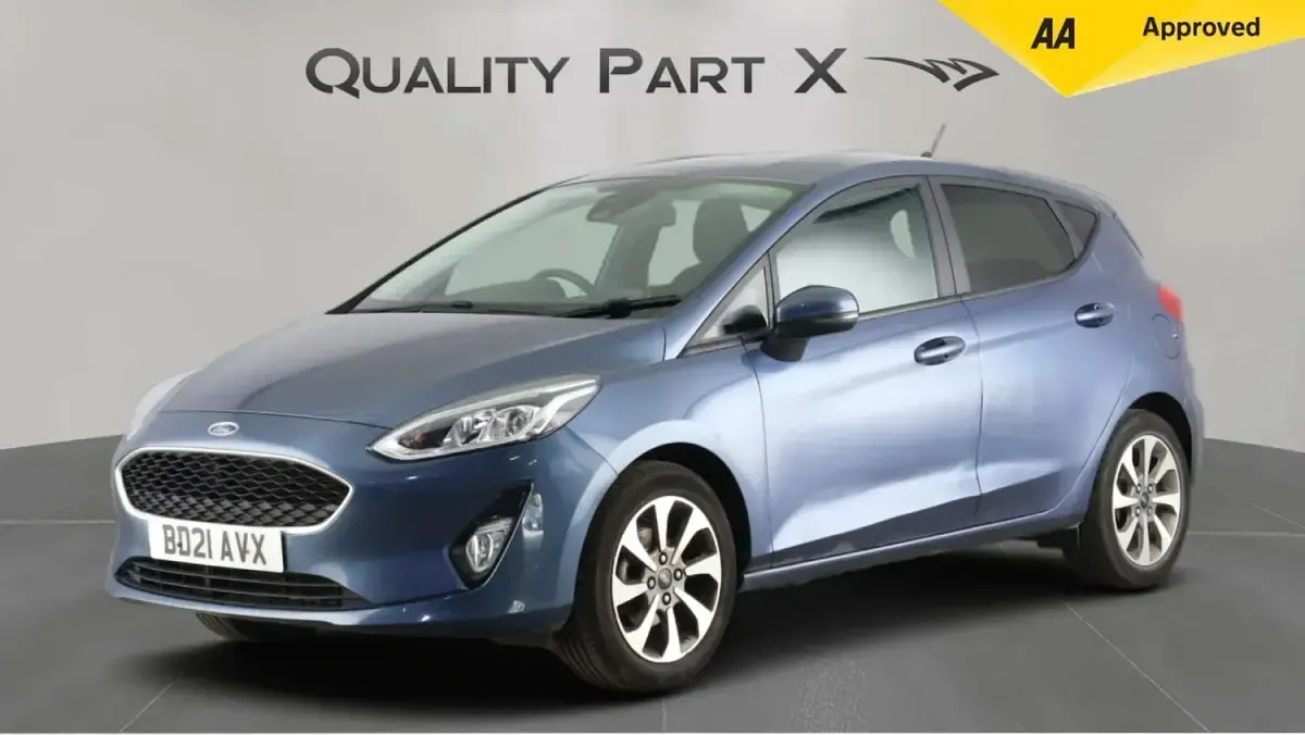 Used Ford Fiesta Trend 75 HP (55 kW) 2021 Blue Hatchback
