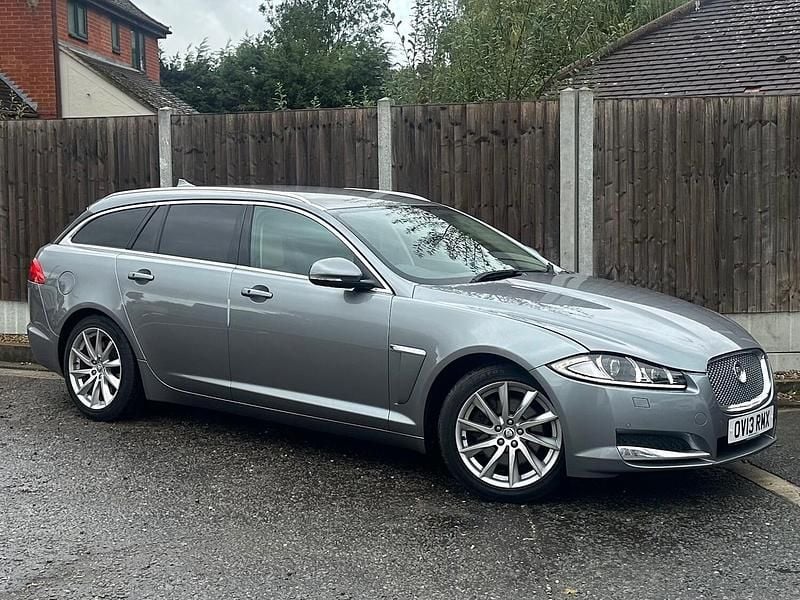 Grey Used 2013 Jaguar XF Sportbrake Premium Luxury Estate | £7,497 (Fair price) - Image 1/4
