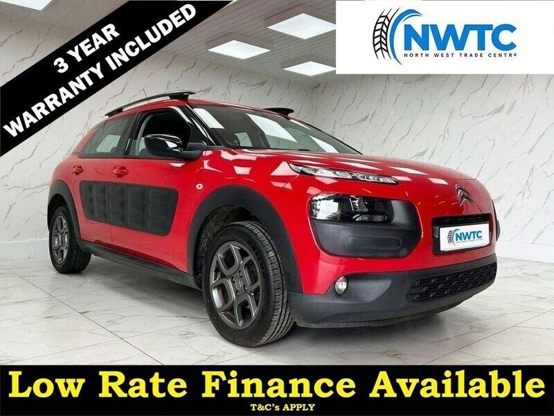 Red Used 2017 Citroën C4 Cactus Feel Hatchback | £4,995 (Good price) - Image 1/3