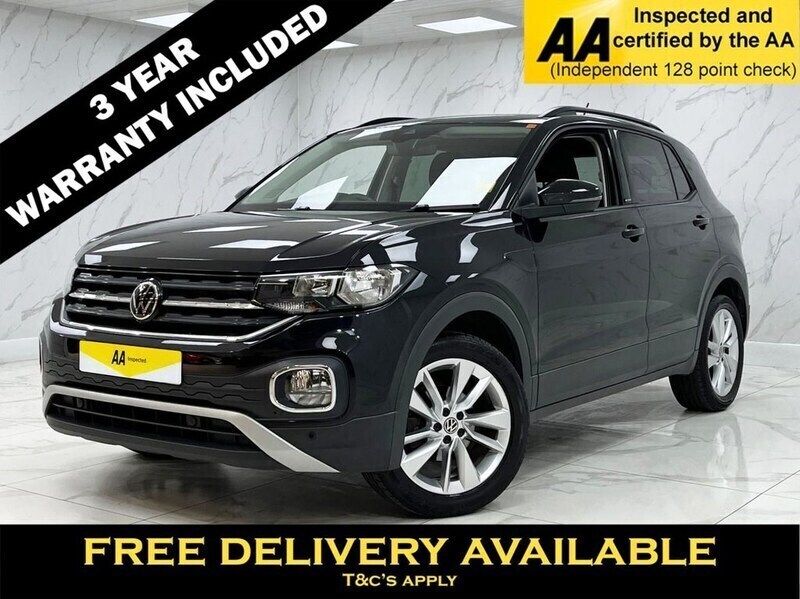 Black Used 2021 VW T-Cross Active SUV | £15,895 (Fair price) - Image 1/4
