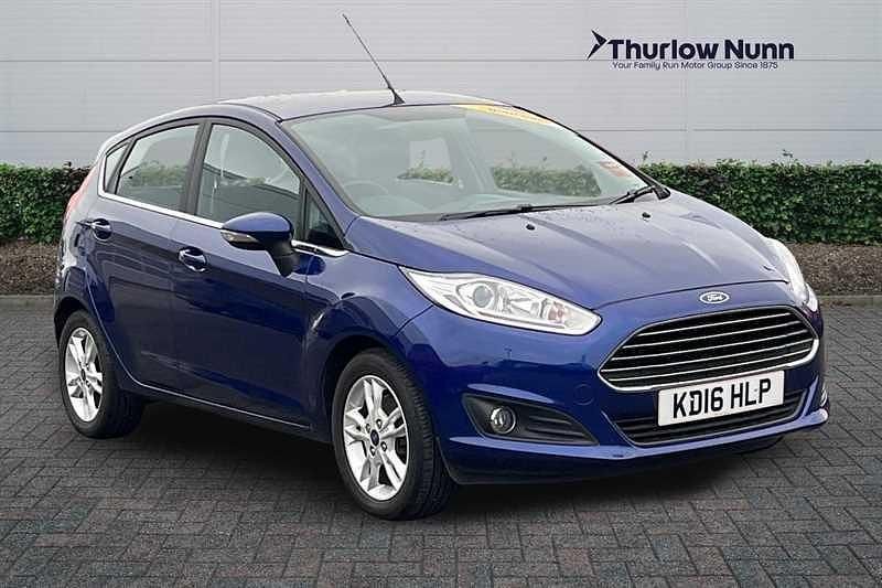 Blue Used 2016 Ford Fiesta Zetec Hatchback | £4,799 (Good price) - Image 1/4
