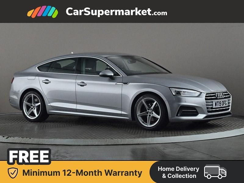Silver Used 2019 Audi A5 Sport Hatchback | £15,697 (Good price) - Image 1/4