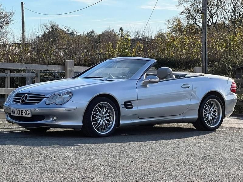 Silver Used 2003 Mercedes SL500 Cabriolet | £5,495 (Good price) - Image 1/3