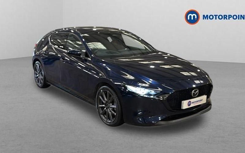 Used Mazda 3 Exclusive-Line 140 HP (102 kW) 2025 Blue Hatchback