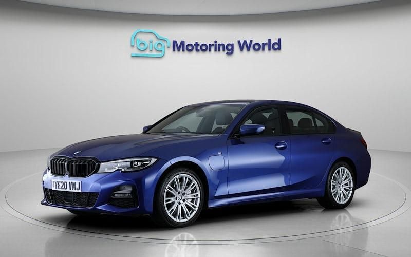Used BMW 330e M Sport 292 HP (214 kW) 2020 Blue Sedan