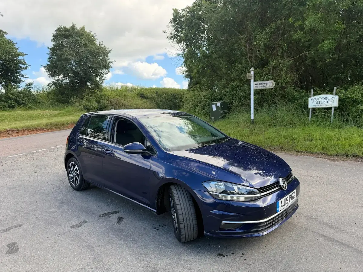 Used VW Golf VII Match 115 HP (84 kW) 2019 Blue Hatchback