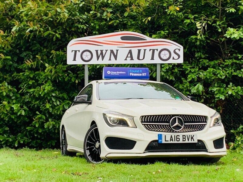 White Used 2016 Mercedes CLA220 AMG line Sedan | £12,990 (Fair price) - Image 1/4
