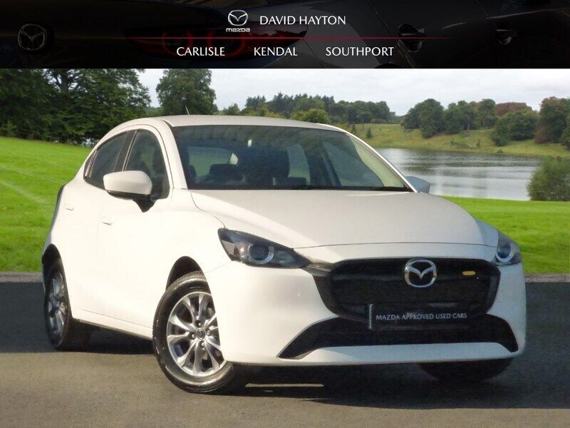 White Used 2023 Mazda 2 Center-Line Hatchback | £15,295 (Fair price) - Image 1/3