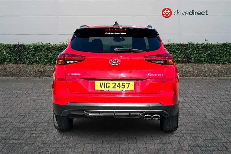 Used Hyundai Tucson N Line 136 HP (100 kW) 2020 Red SUV