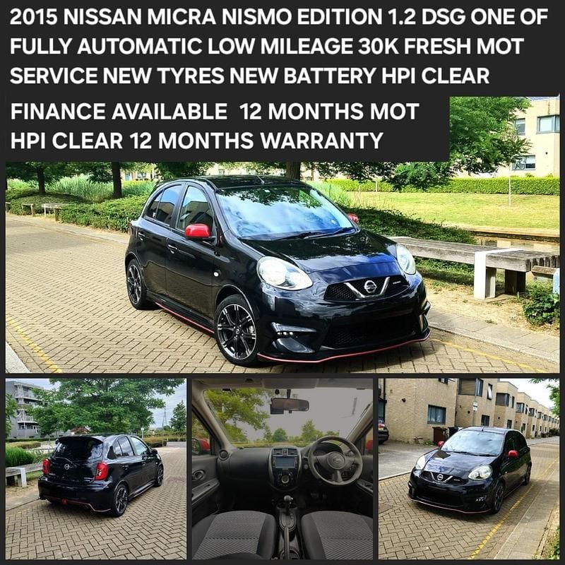 Black Used 2025 Nissan Micra Black Edition Hatchback | £9,950 (Super price) - Image 1/3