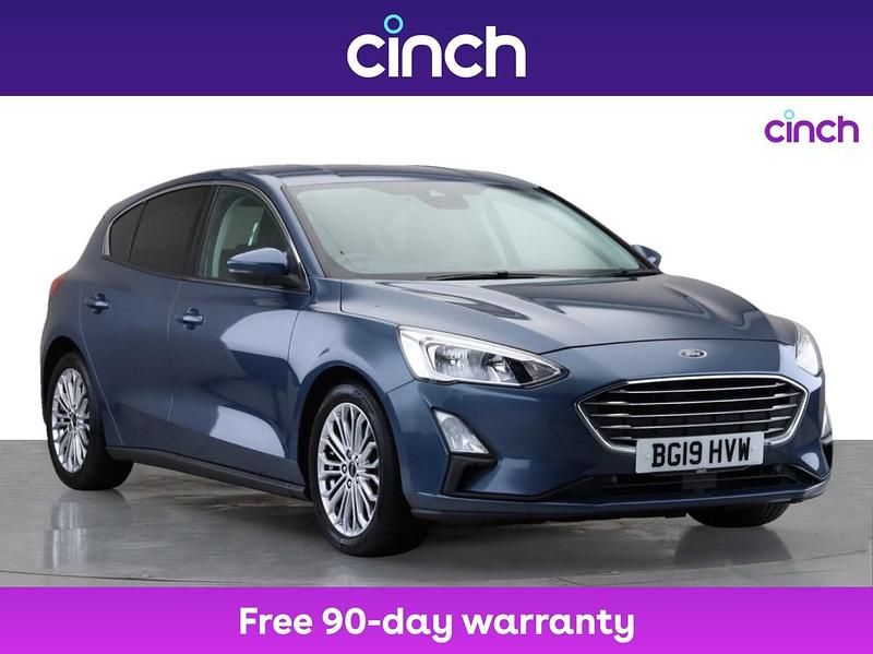 Blue Used 2019 Ford Focus Titanium X Hatchback | £9,249 (Fair price) - Image 1/3