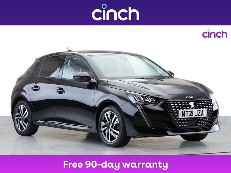 Black Used 2021 Peugeot 208 Allure Hatchback | £12,799 (Fair price) - Image 1/3