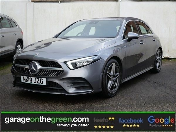 Mountain grey metallic Used 2019 Mercedes A200 AMG line Hatchback | £18,495 (Fair price) - Image 1/1