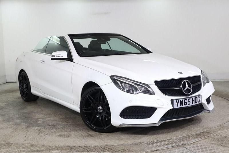 White Used 2015 Mercedes E220 AMG line Cabriolet | £10,975 (Fair price) - Image 1/4