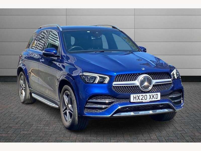 Blue Used 2020 Mercedes GLE300 AMG line SUV | £42,595 (A bit pricey) - Image 1/4