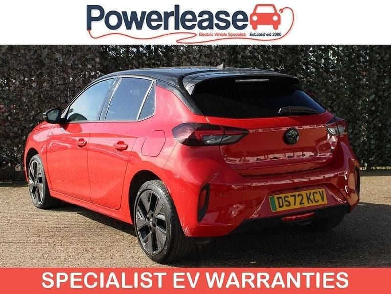 Used Vauxhall Corsa-e Edition 100 kW (136 HP) 2022 Red Hatchback