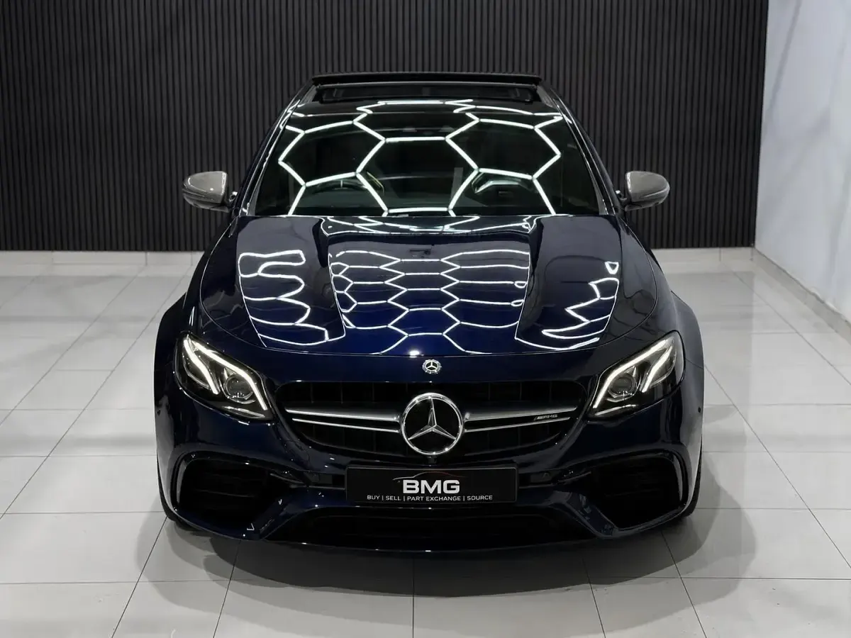 Used Mercedes E63S AMG 2020 Blue Sedan