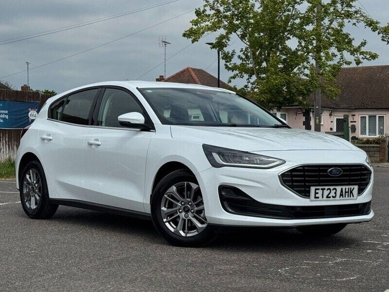 White Used 2023 Ford Focus Titanium Hatchback | £18,280 (Good price) - Image 1/4