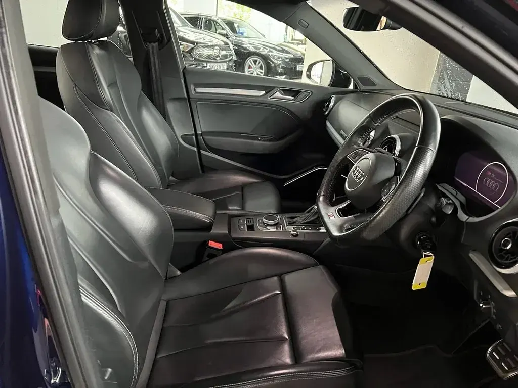 Used Audi S3 Sportback Black Edition 2018 Blue Hatchback