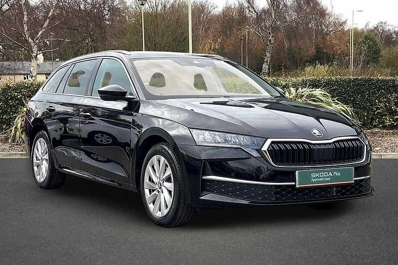 Black magic pearl effect Used 2025 Skoda Octavia SE L Estate | £26,600 (Expensive) - Image 1/4