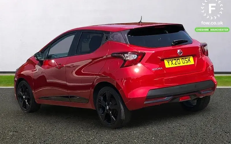 Used Nissan Micra N-TEC 101 HP (74 kW) 2020 Red Hatchback