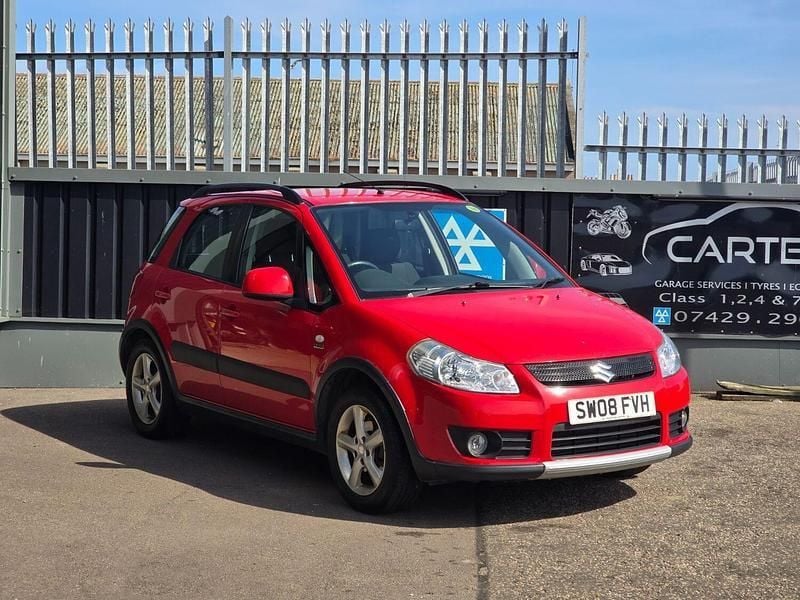 Red Used 2008 Suzuki SX4 SUV | £1,995 - Image 1/4