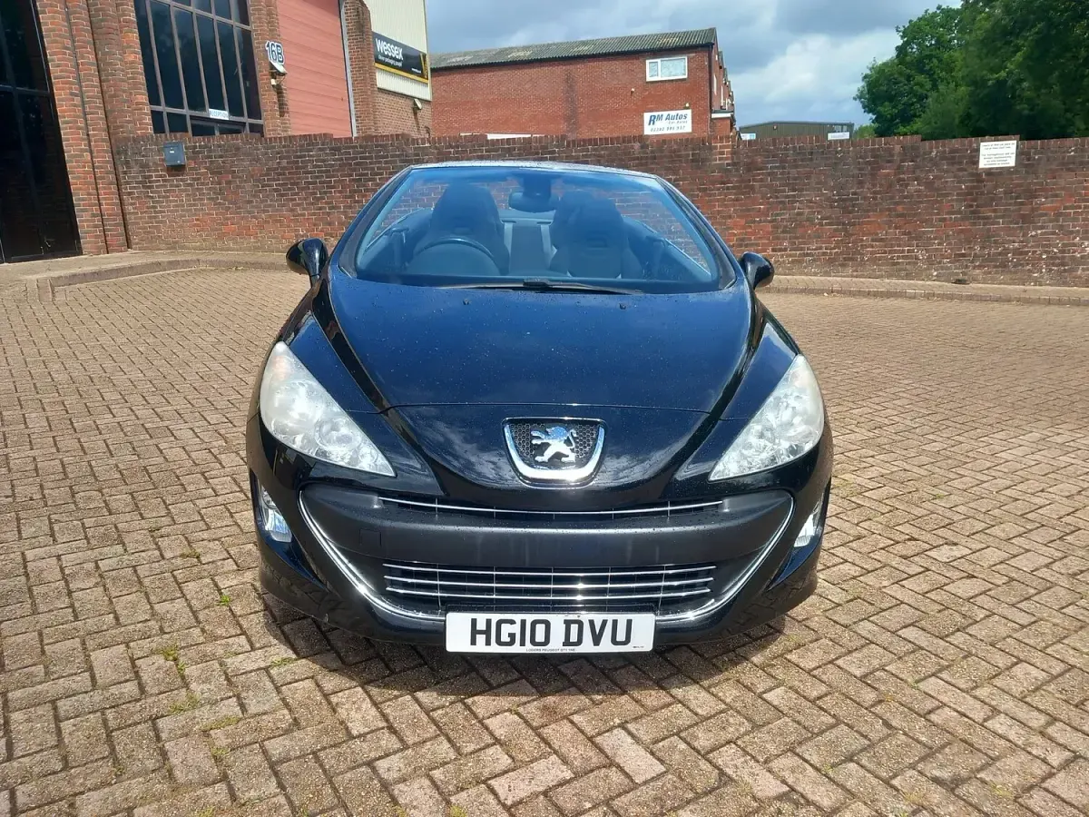 Used Peugeot 308 CC 150 HP (110 kW) 2010 Black Cabriolet