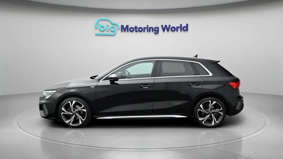 Used Audi A3 S-Line 110 HP (80 kW) 2023 Black Sedan