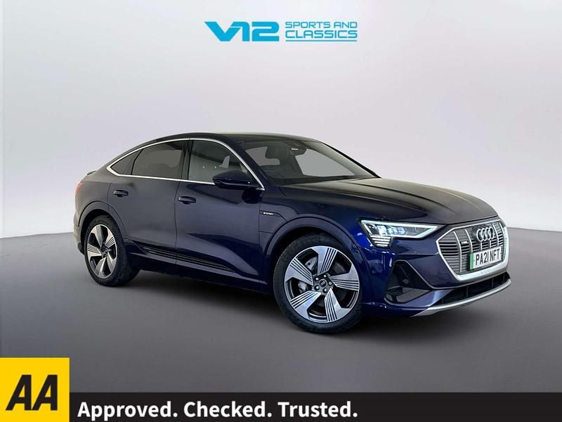 Used Audi e-tron S-Line 230 kW (313 HP) 2021 Blue SUV