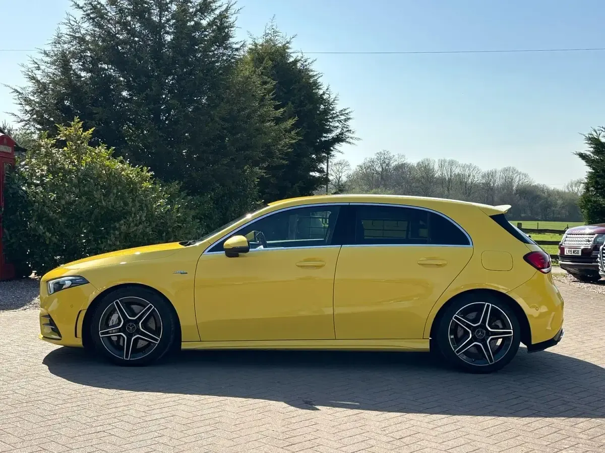 Used Mercedes A35 AMG Executive 2019 Yellow Hatchback