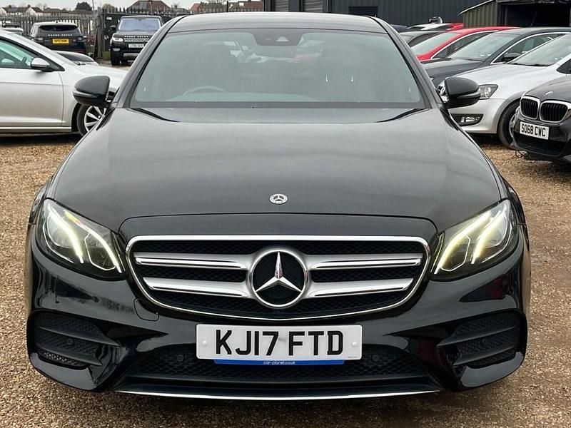 Used Mercedes E350 AMG line 2017 Black Sedan