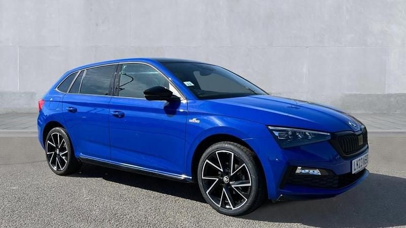 Used Skoda Scala Monte Carlo 150 HP (110 kW) 2023 Energy blue Hatchback