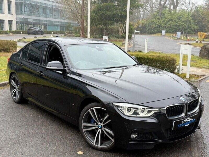 Black Used 2017 BMW 330e M Sport Sedan | £11,989 (Good price) - Image 1/4