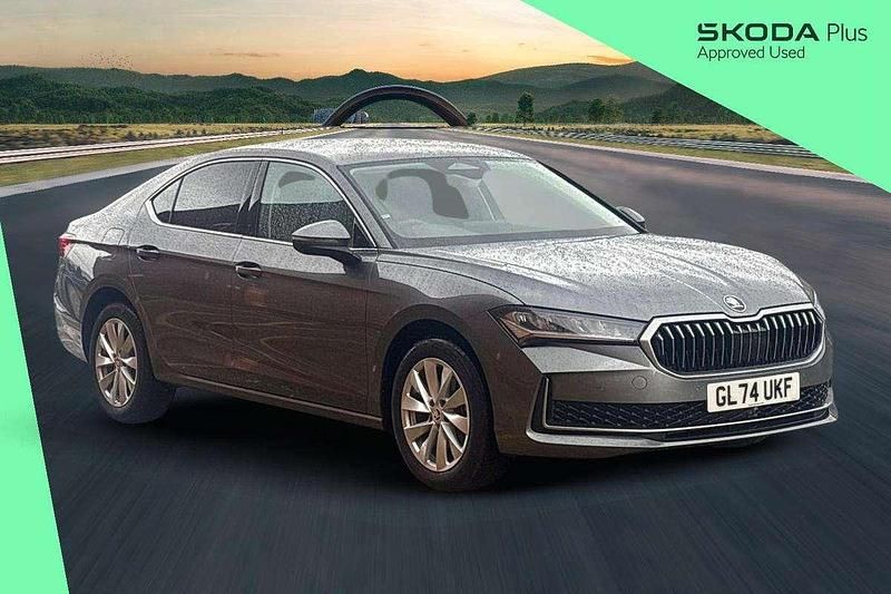 Graphite grey metallic Used 2024 Skoda Superb SE Technology Hatchback | £25,000 (Super price) - Image 1/4