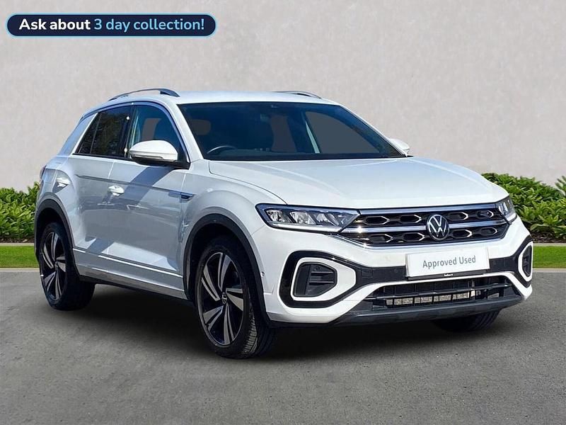 White Used 2023 VW T-Roc R-line SUV | £25,299 (Fair price) - Image 1/4