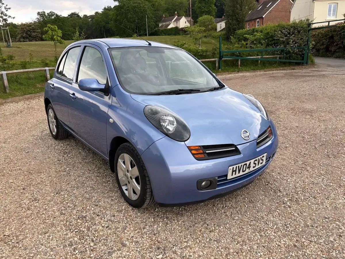 Used Nissan Micra 2004 Blue Hatchback