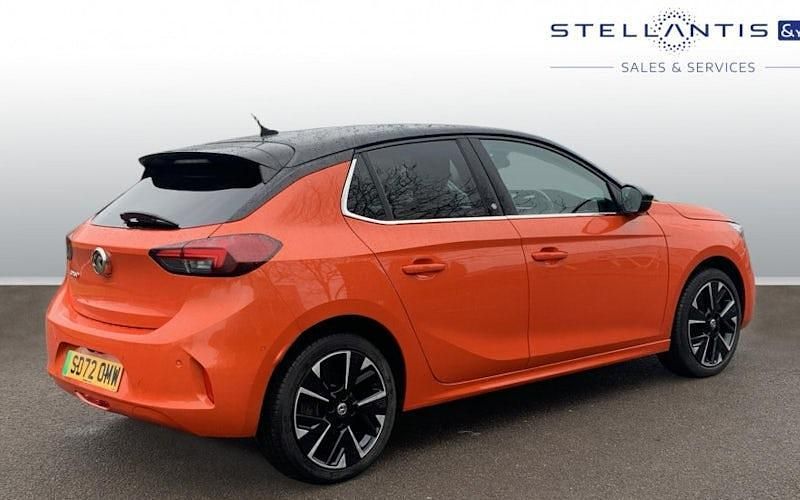 Used Vauxhall Corsa-e Elite 100 kW (136 HP) 2022 Orange Hatchback