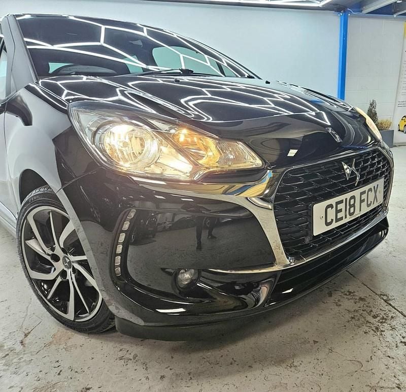 Black Used 2018 DS Automobiles DS3 Connected Chic Hatchback | £5,249 (Fair price) - Image 1/4