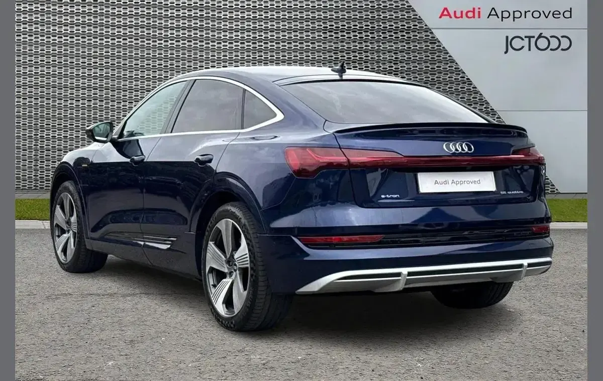 Used Audi e-tron S-Line 300 kW (408 HP) 2020 Blue SUV