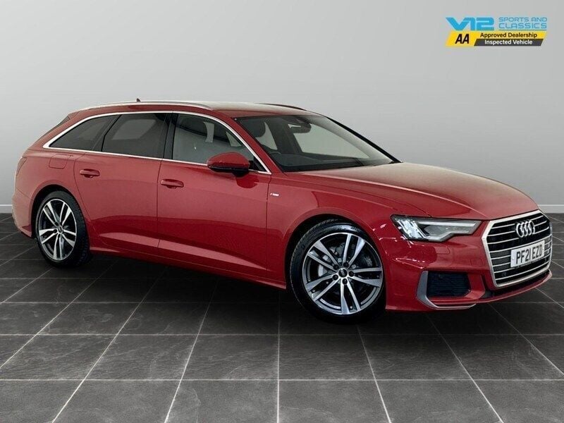 Red Used 2021 Audi A6 S-Line Estate | £24,695 (Super price) - Image 1/2