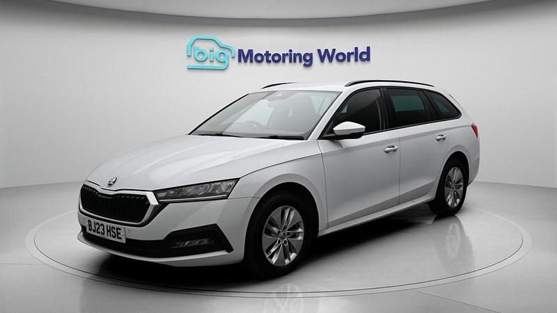 Used Skoda Octavia SE Technology 110 HP (80 kW) 2023 White Estate