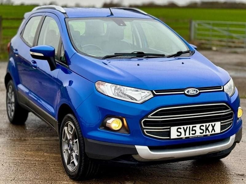 Used Ford Ecosport Titanium 125 HP (91 kW) 2015 Blue SUV