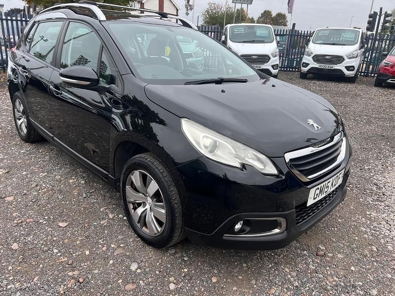 Black Used 2015 Peugeot 2008 Active SUV | £3,995 (Good price) - Image 1/4