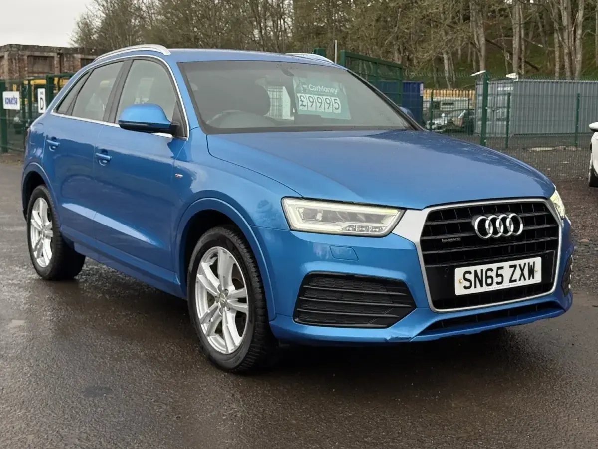Used Audi Q3 S-Line 150 HP (110 kW) 2015 Blue SUV