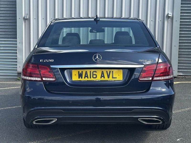 Used Mercedes E220 AMG 177 HP (130 kW) 2016 Blue Sedan