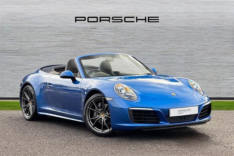 Used Porsche 911 370 HP (272 kW) 2016 Blue Cabriolet